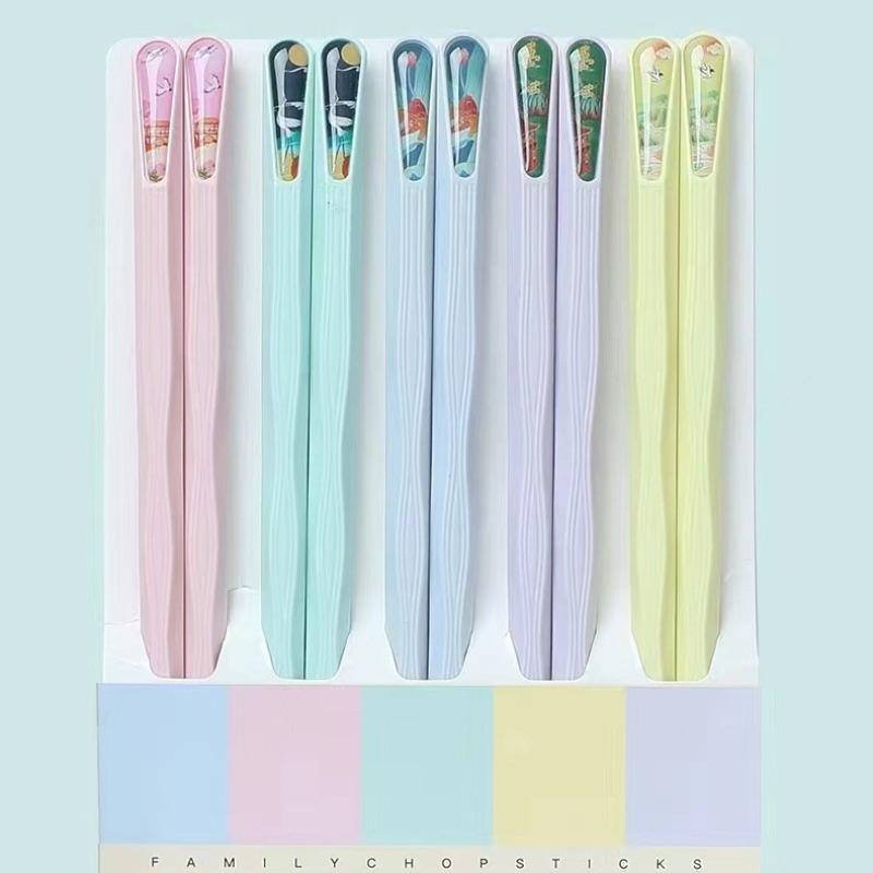 

Пятицветные палочки для ногтейпалочки из сплавапалочки для сервировкибытовые палочкикухонные палочки Five pairs