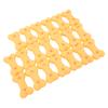 20pcs Rubber Dog Squeaky Bone Toy Teeth Cleaning Dog Bone Chewing Toy for Small Medium Dogs