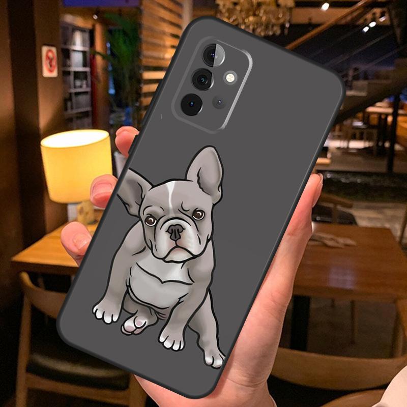 French Bulldog Dog Phone Case For Samsung A51 A71 A50 A70 A13 A23 A33 A53 A12 A22 A32 A42 A52 A54 A34 A14 Cover