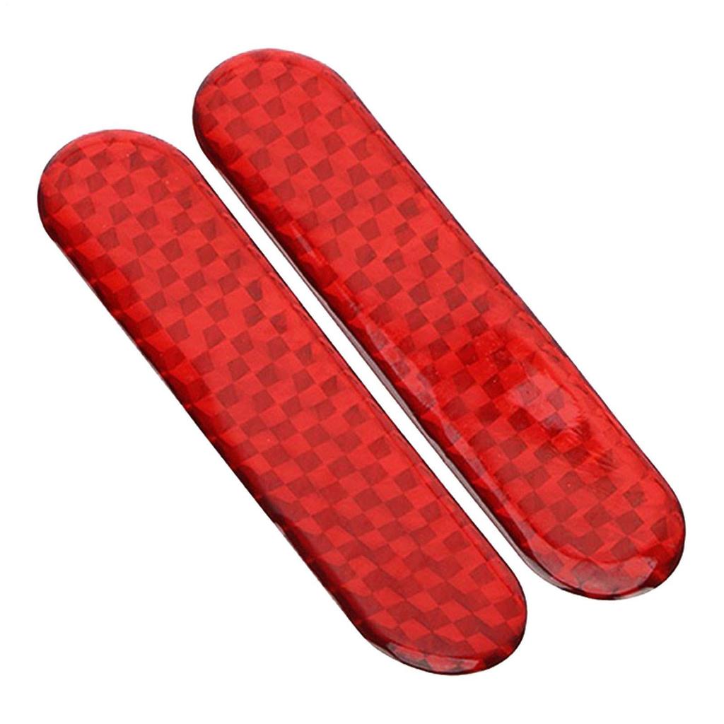 Set of 2 Reflective Stickers for Car Motorcycle Door Protection Warning Signs Improve Night