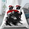 Vikings Yggdrasil Fenrir Wolf Bedding Set King Queen Double Full Twin Single Size Mythology Symbols Runes Bed Linen Set