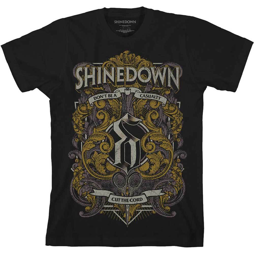 SALE Shinedown Official Band T-shirt Ornamental Scissors L