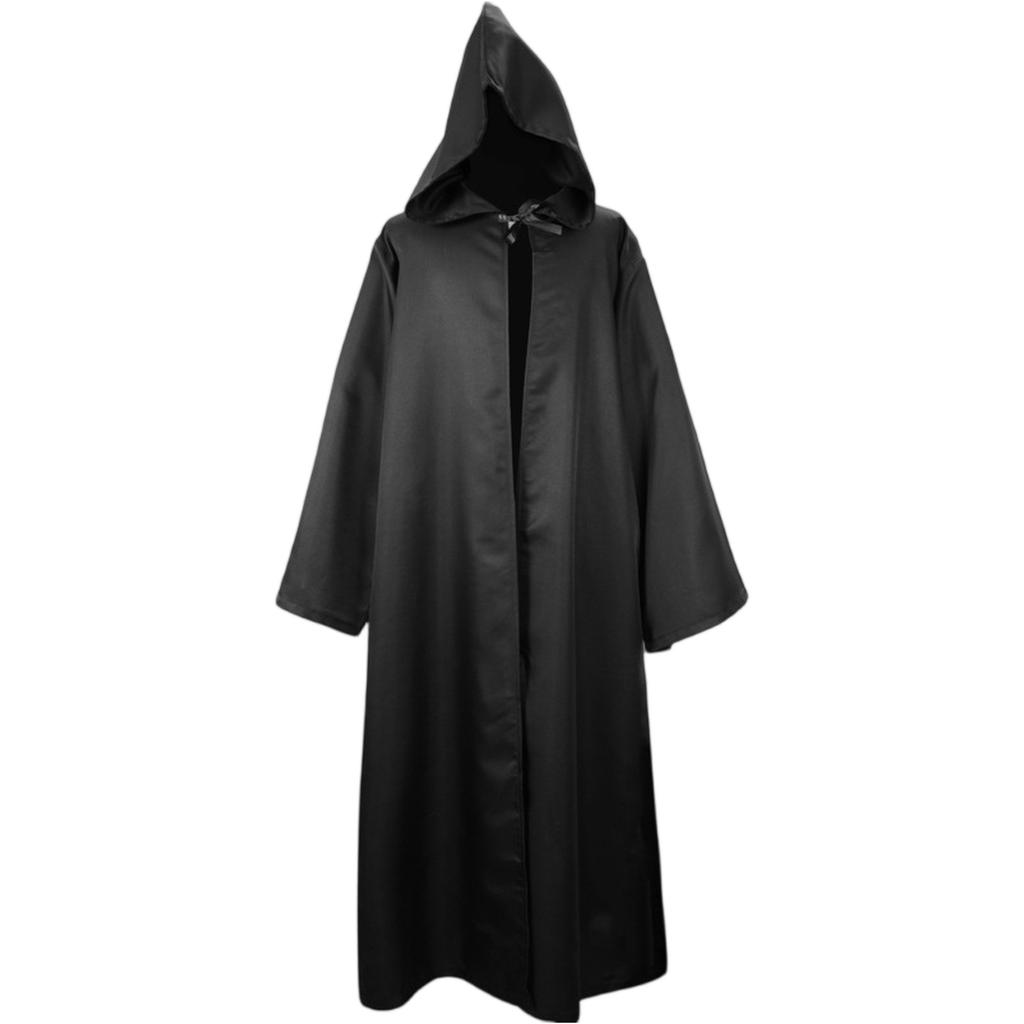 Cape for Men, Halloween Cloak Costume, Festival Fancy Dress Cape with Hood