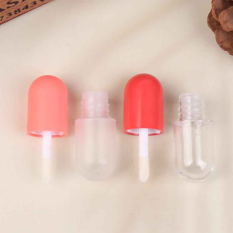 5Ml Mini Capsule Lip Gloss Lip Glaze Empty Tube Lipstick Diy Plastic Lip Balm Tube Lipstick Sample Cosmetic Container Travel