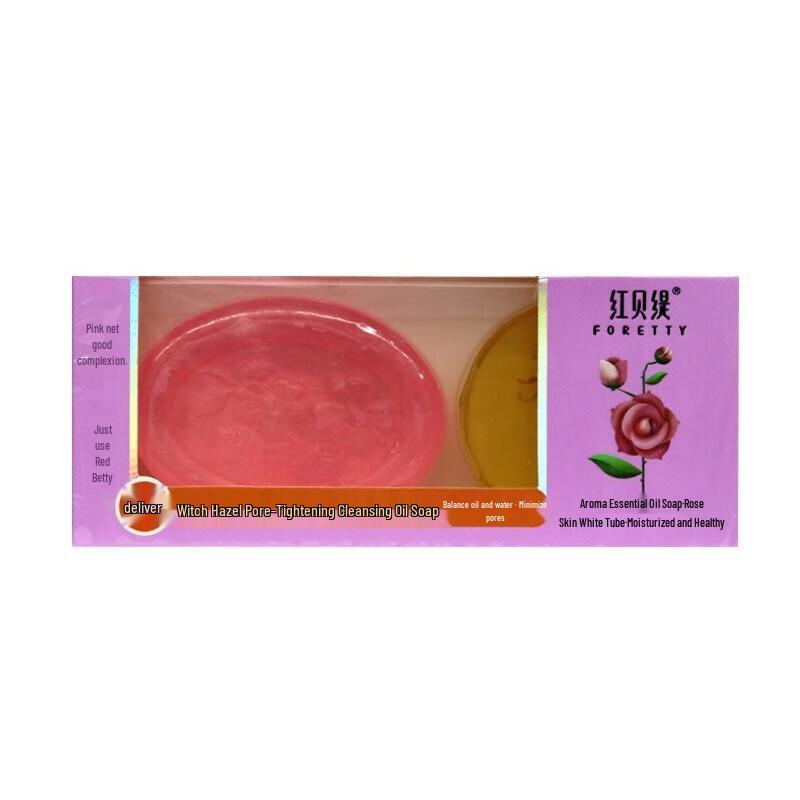 Foretty Rose & Witch Hazel Essential Oil Soap Set