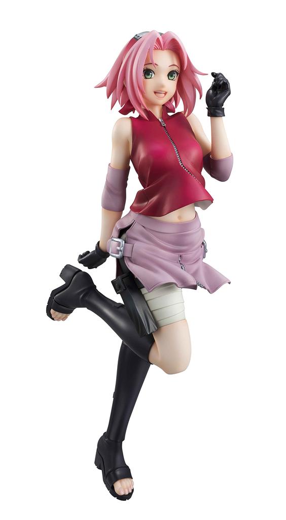 NARUTO Gals NARUTO Shippuden Sakura Haruno cca 200 mm PVC lakovaná hotová figurka