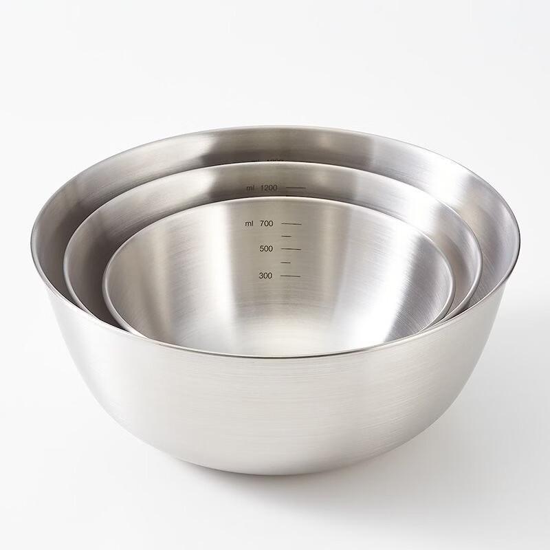 Wutuo Stainless Steel Mixing Bowl Set with Scale
