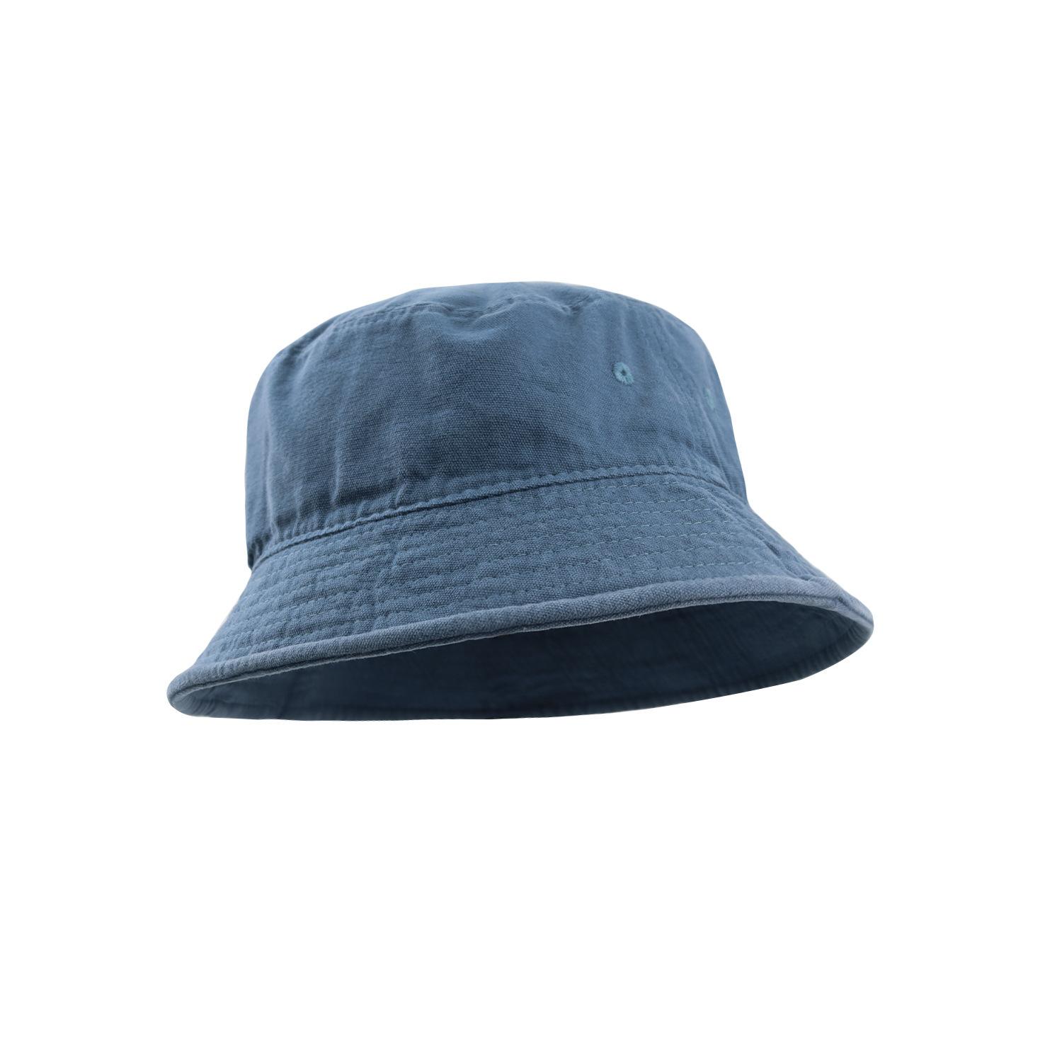 

Выстиранная однотонная старая панама мужская и женская универсальная шляпа хип-хоп уличный трендовый бренд ретро шляпа-ведро One Size павлин голубой