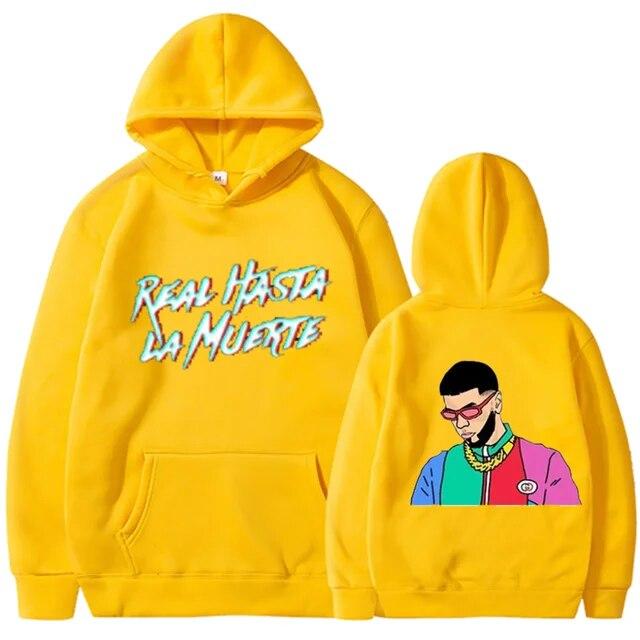 2022 NEW Printed Hoodies Sweatshirt Coat Real Hasta La Muerte casual Tracksuit Costume Unisex Women Clothing Anime Pullover Hoodie Unisex