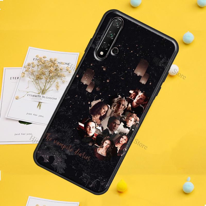 The Vampire Diaries Case For Huawei P30 P20 P40 P60 Pro P Smart Nova 9 5T Honor Magic 5 Lite X8 X9a 50 70 Cover