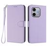 Wallet Case for 600 Lite 5G - Leather/PU, Purple, With Lanyard