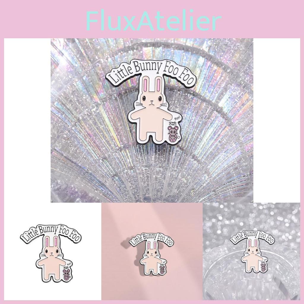 Bunny Pink Trendy And Mouse Cartoon Metal Pin Decorative Brooch Stylish Accessory All For