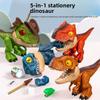 Creative Dinosaur Stationery Set For Kids With Removable Model Educational Gift For Boys And Girls