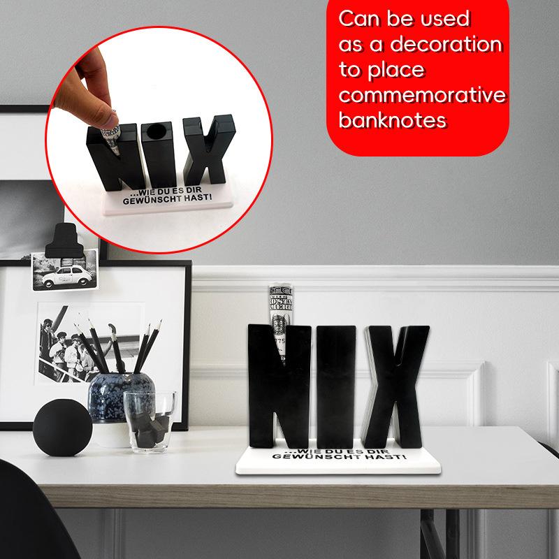 Banknote Hole Souvenir for Classmates and Friends Commemorative Gift Birthday Gift Interesting Desktop Ornaments