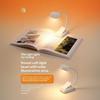 Clip On LED Reading Lamp USB Rechargeable Foldable Eye Friendly Book Light for Backcountry Camping Night Use