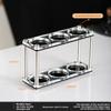 Acrylic Tamping Station Coffee Portafilter Rack Tamper Holder Distributor Holder Station for 51/54/58mm Coffee Accessories