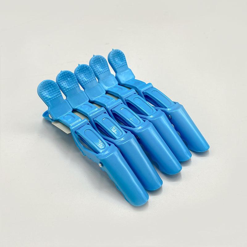 Kunststoff Alligator Haarspangen Friseurklemmen Haarklammer Professioneller Friseursalon Styling Haarnadeln Haarspangen Haaraccessoires