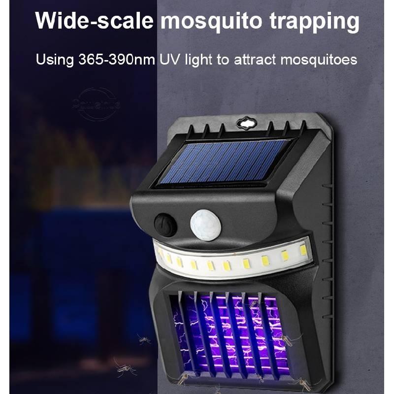 Solar Light Wall Mosquito Repellent Lamp Intelligent Sensing Garden Outdoor