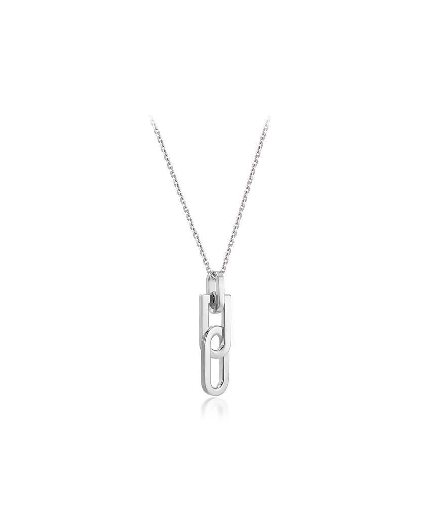 Didier Dubot Dual Dd Silver Necklace Jdrnt5F27Xx