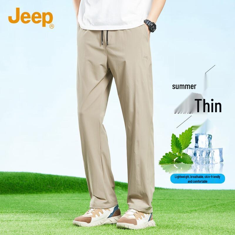 

JEEP Men s Summer Lightweight Breathable Sport Pants 4XL