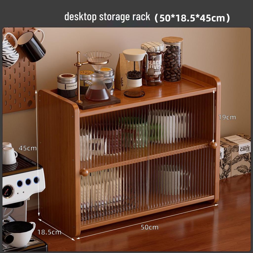 Dustproof Tabletop Cup Holder & Storage Rack for Tea and Coffee Cups