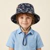 Spring & Summer Kids' Cotton Shark Bucket Hat - Wide Brim for Boys & Girls