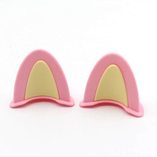 Motorcycle Helmet Ears Decorations Vibrant Color Compact Size Easy To Install Novelty Ears Adorable Helmet Accessories