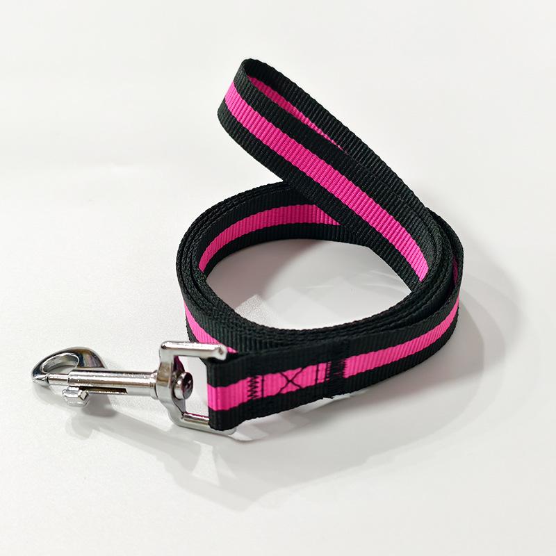 Pet polyester leash network yarn dog leash Golden Retriever Labrador medium and large dog out walking dog leash
