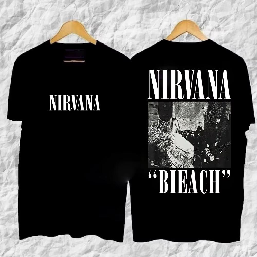 T-shirt Rock Band 2026, Nirvana Nevermind Thaïlandais Kurt Kuben, Mode Homme Manches Courtes, Coton Haute Qualité Y2K Impression Dessin Animé T-shirt
