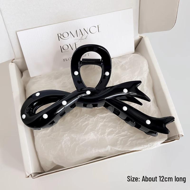 Großer französischer Retro-Klammer-Haarclip für elegante Damenfrisuren.