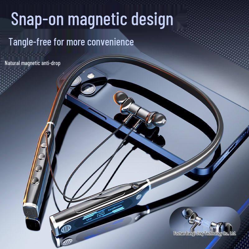 2026 Model Wireless In-Ear Neckband Earphones with Ultra-Long Battery & Noise Cancellation