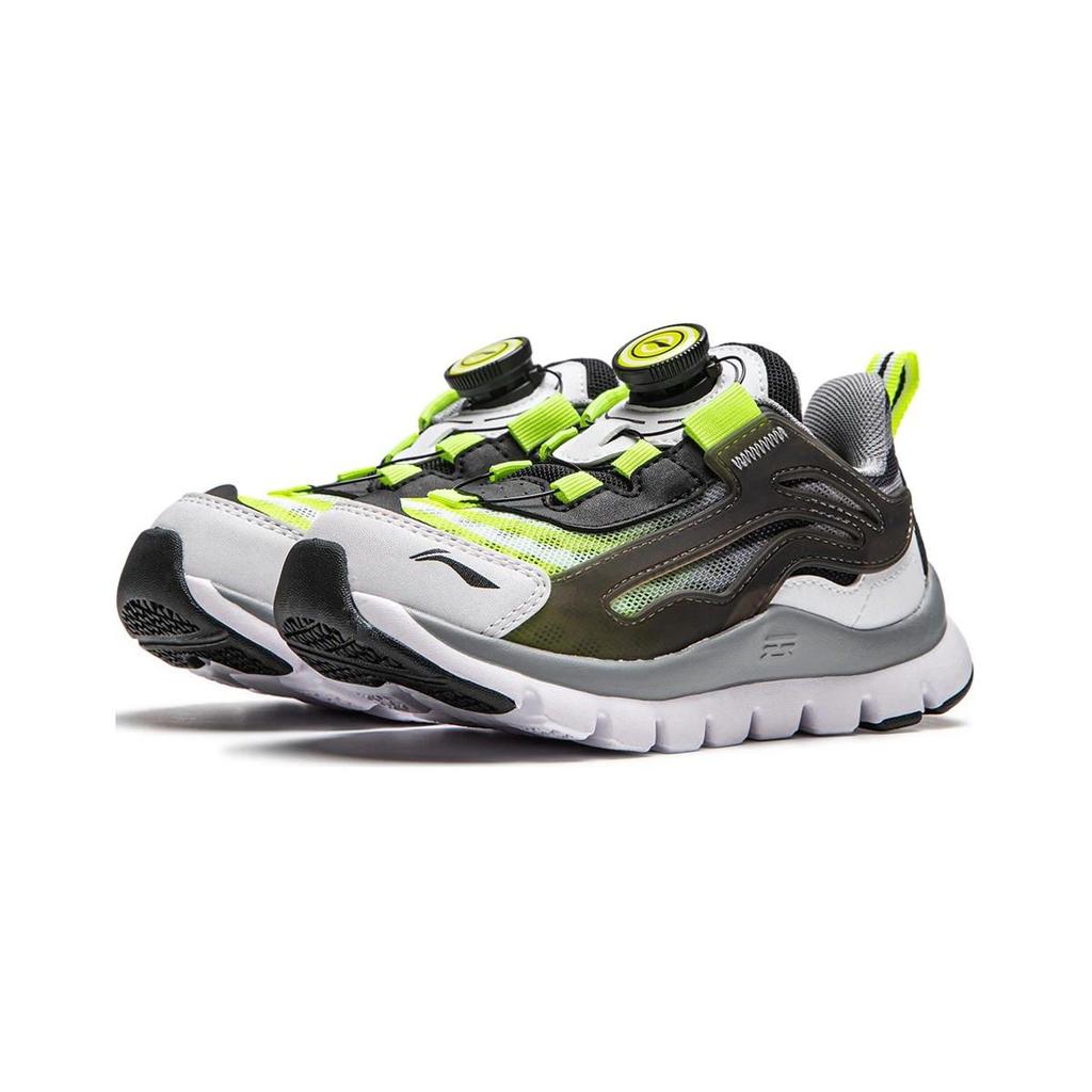 Li-Ning Cloud Cushioning Rebound Balance Wear-Resistant Lightweight Breathable Non-Slip Anti-Kick Low-Top Kids Running Shoes YKNU090-9