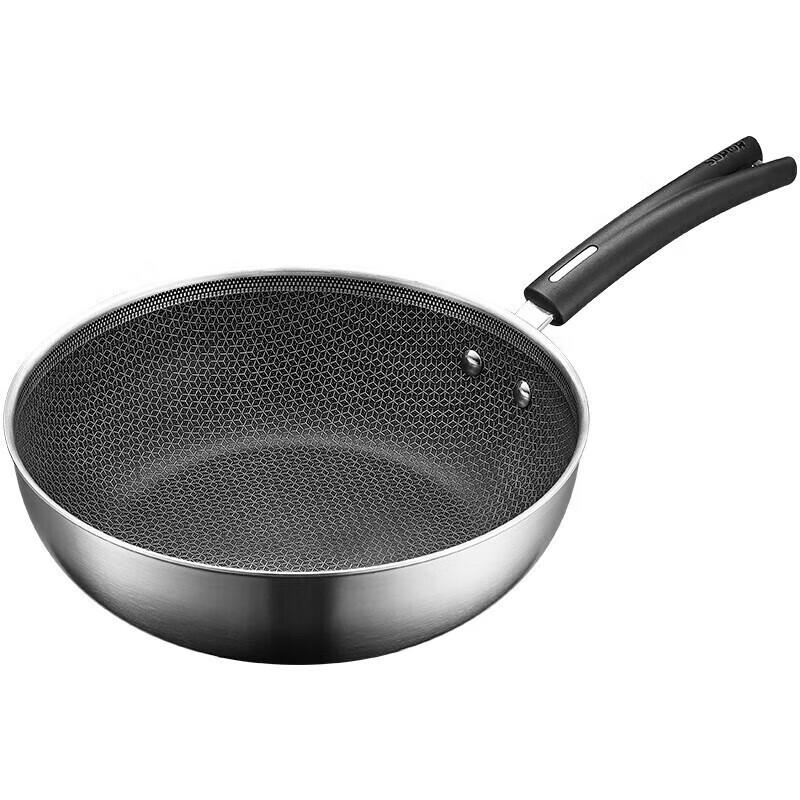Supor X Crystal Shield 304 Stainless Steel Non-stick Frying Pan 28cm