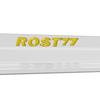 CUESOUL ROST 77 Transparent Set of Clear Flights with Yellow Size Small One-Piece Flights, Standard, 3, Logo, (CS-77-XB11T1-S)
