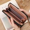Multifunctional Zipper Long Wallet Large Capacity Leather Card Bag Coin Purse Women