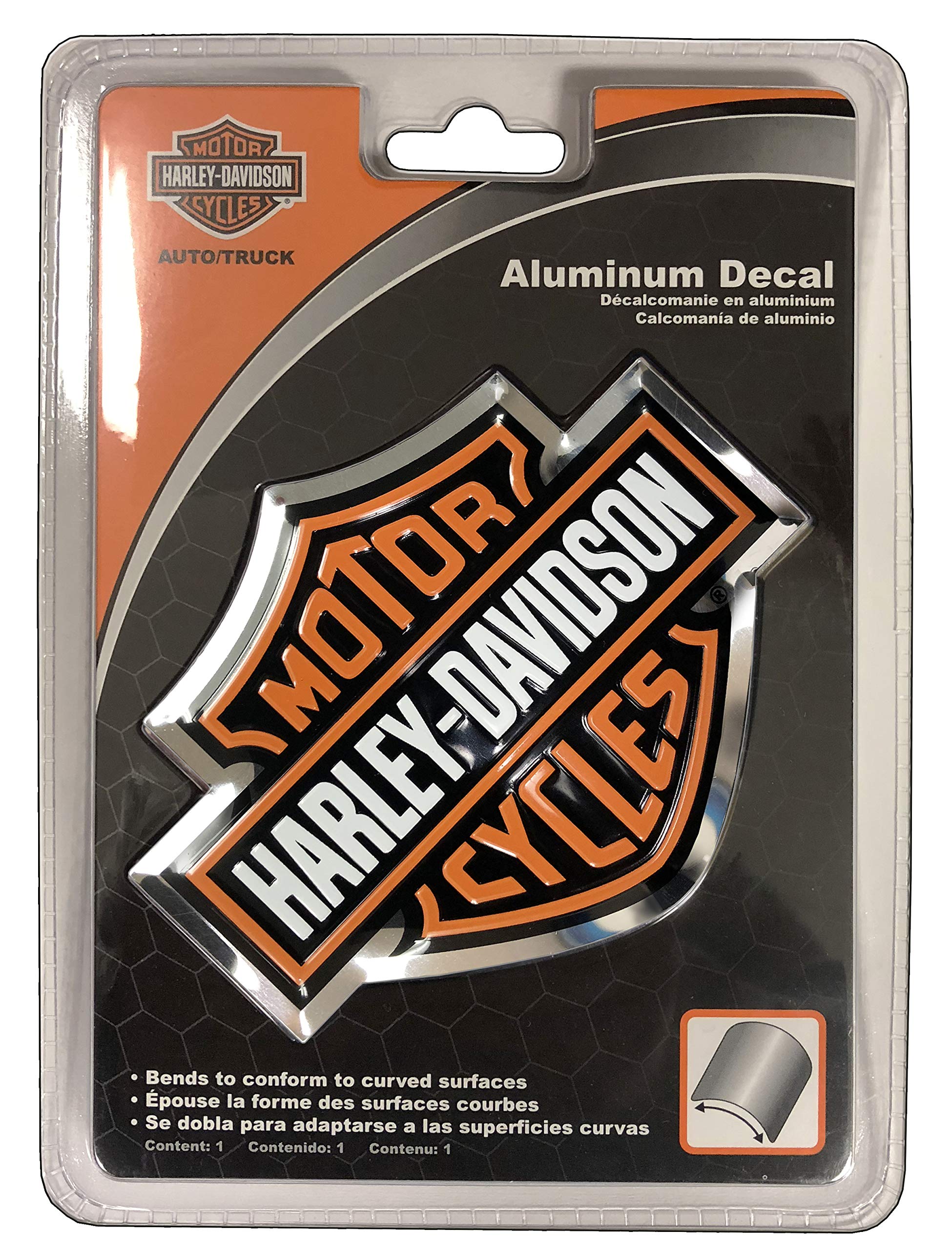 

Chroma 041700 Harley Aluminum Decal 1 Pack оранжевый