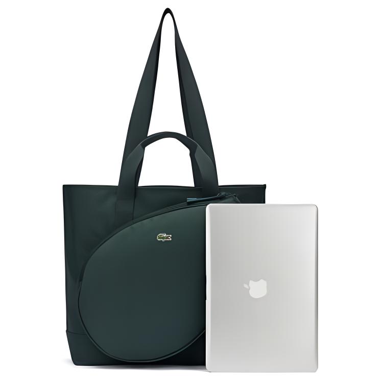 Lacoste Everyday Versatile Fabric Tote Bag Unisex Tote Bags Dark-Green NU4816NE-B43