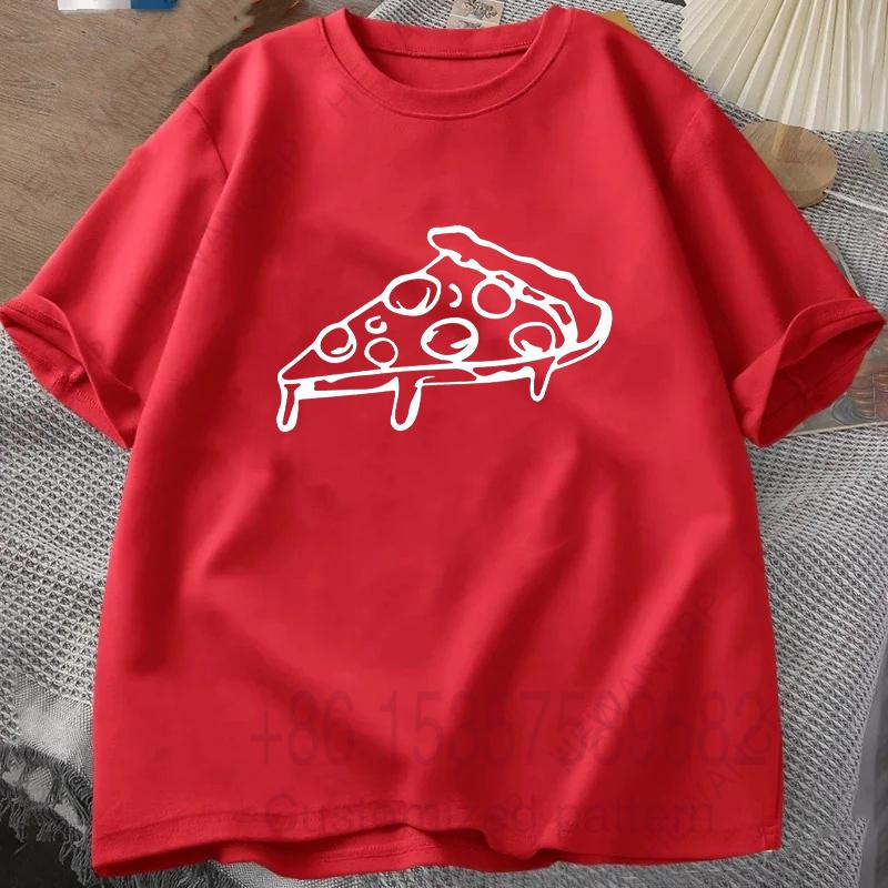 Daddy and Me Parent Child Set Mom and Me Pizza Set Tshirt Mens Tracksuit Round Neck Short Sleeves Casual Cotton Pullover