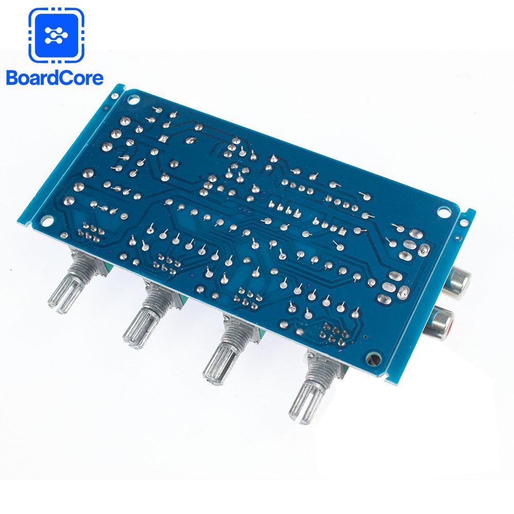 XH-M164 Hi-Fi Tone Control Preamp Board NE5532 Bass Treble Adjustable Preamplifier Module with Volume Knobs for Amplifier DIY