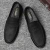 Rote Luxus Herren Slipper Loafer Echtes Leder Formelle Schuhe Elegante Kleiderschuhe Hohe Qualität Herrenschuhe Freizeit Schuhe Mokassins