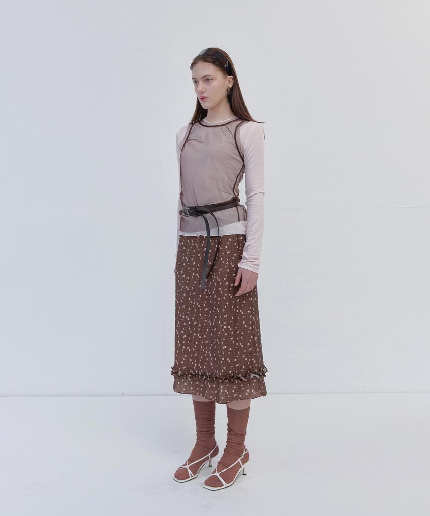 Seuleubi Petal Dots Skirt_3 Color