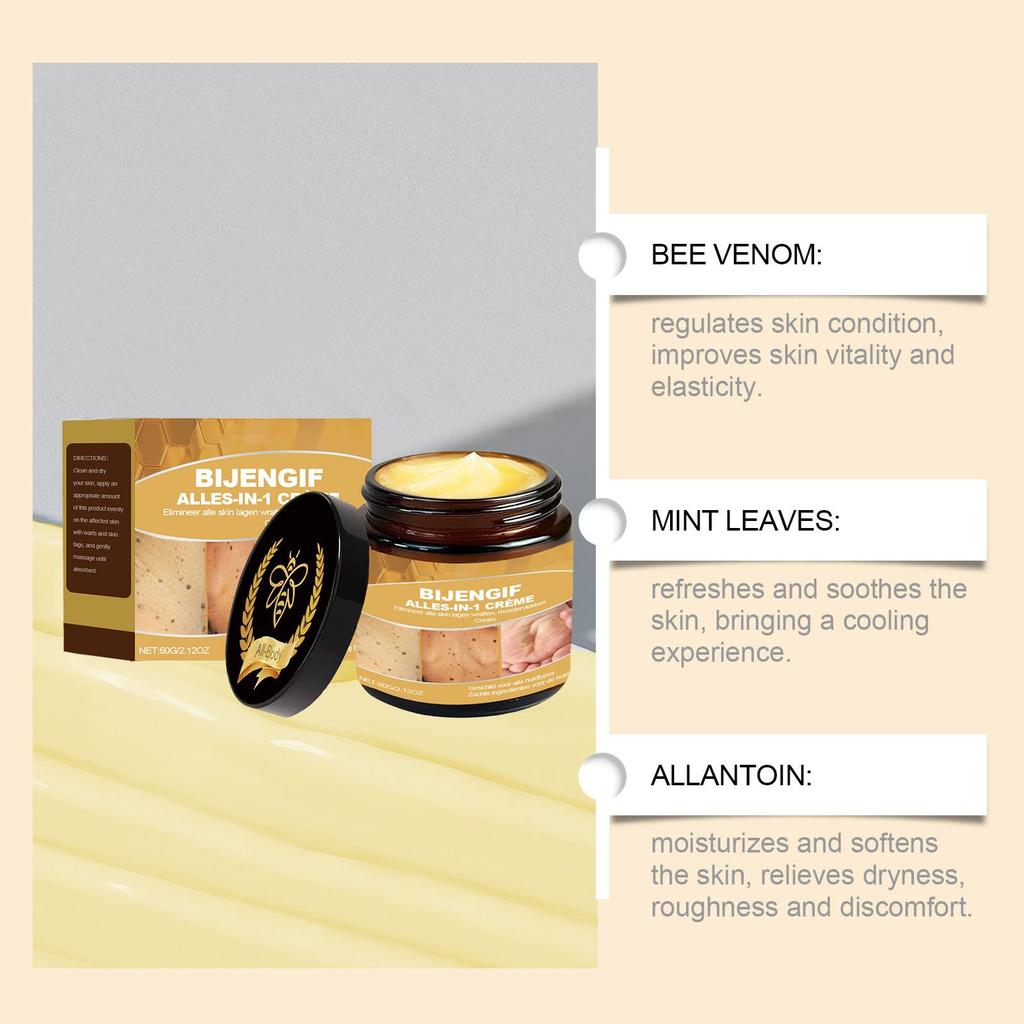 Cremă de îngrijire a pielii cu miere Curățare delicată și netezire a pielii Hidratantă Cremă hidratantă pentru îngrijirea pielii corpului 60g