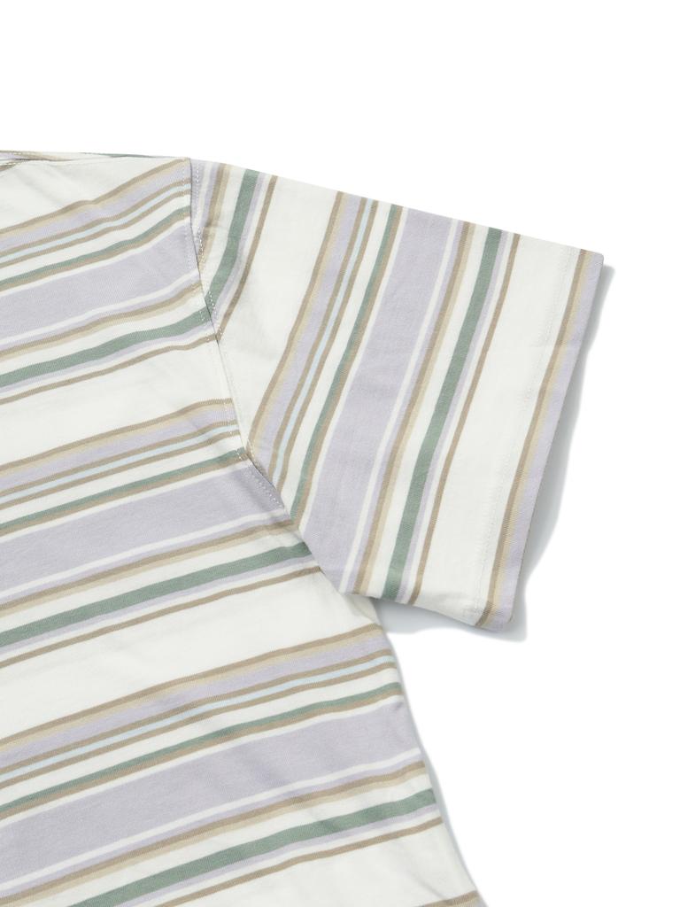 NORDISK Multi-Stripe Short Sleeve T-Shirt - W_Lilac