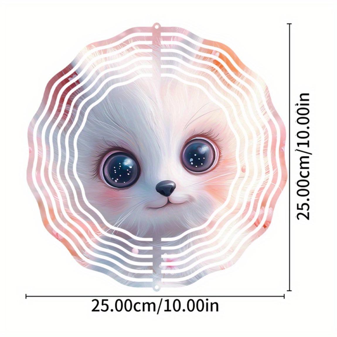 

25,4 см Металлический флюгер «Тигренок в джунглях» - Красочный полосатый садовый декор для Рождества, Хэллоуина, Дня благодарения и Дня независимости 01A