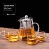 ZISIZ Heat-Resistant Glass Teapot