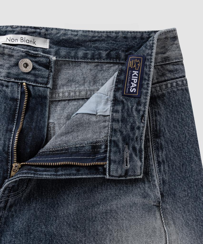 NONBLANK Curved Washed Denim Pants_Blue
