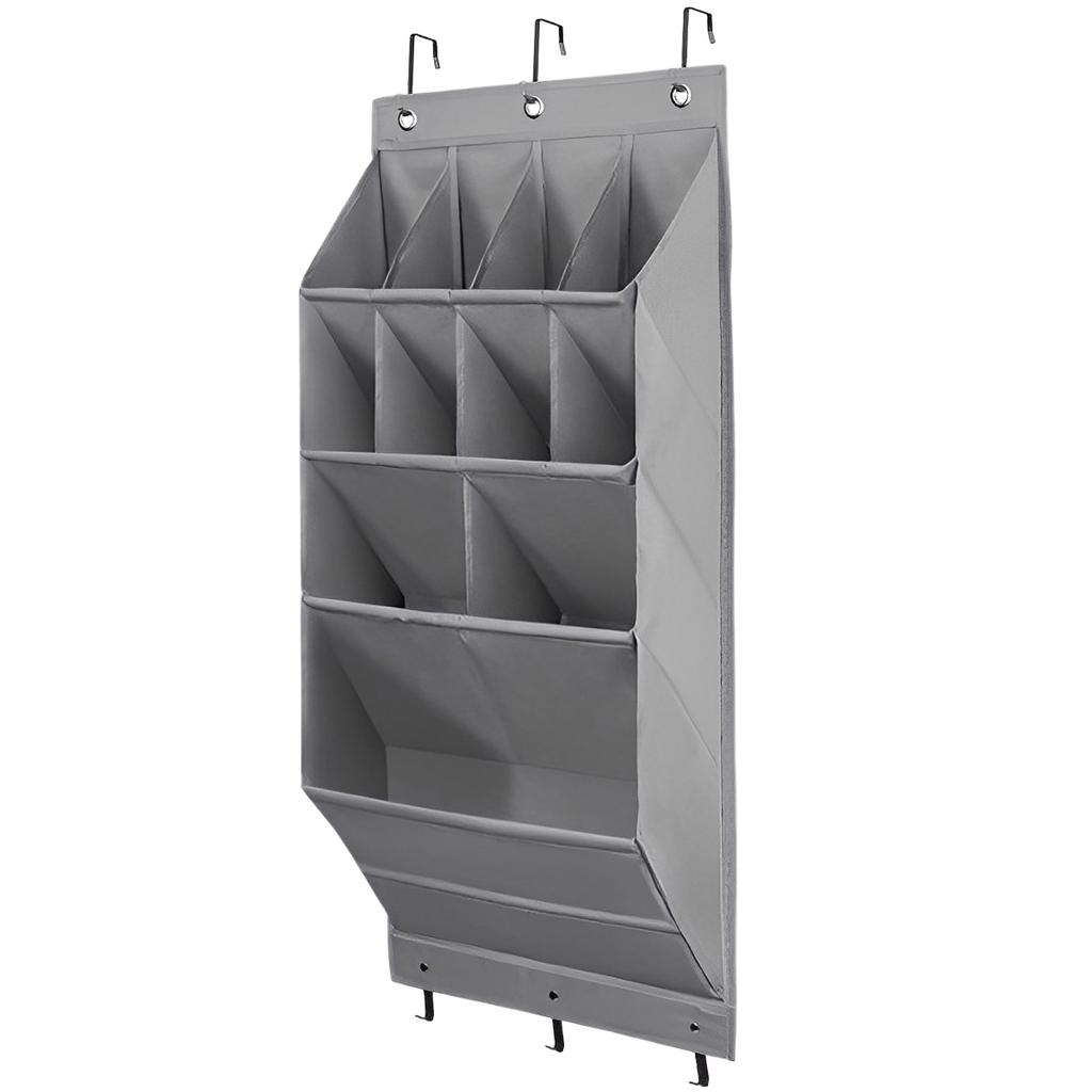 Hanging Shoe Organizer with 9 Pocket Hooks Wear Resistant The Door Shoe Hanger Door Hanging Storage Space Organizer Rack Closet