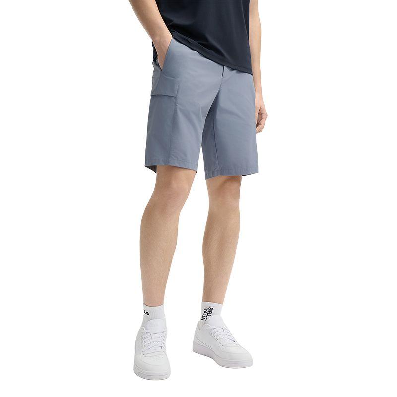 FILA White Series Casual Commuting Three-Quarter Shorts Men shorts Dark-Stone-Blue F11M523802F-BU