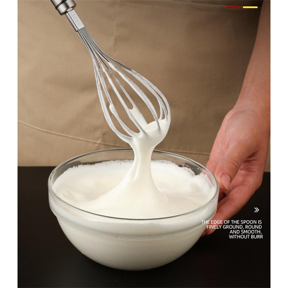 Stainless Steel Hand Egg Beater Whisk For Kitchen Blender Mixer Stirring Beating