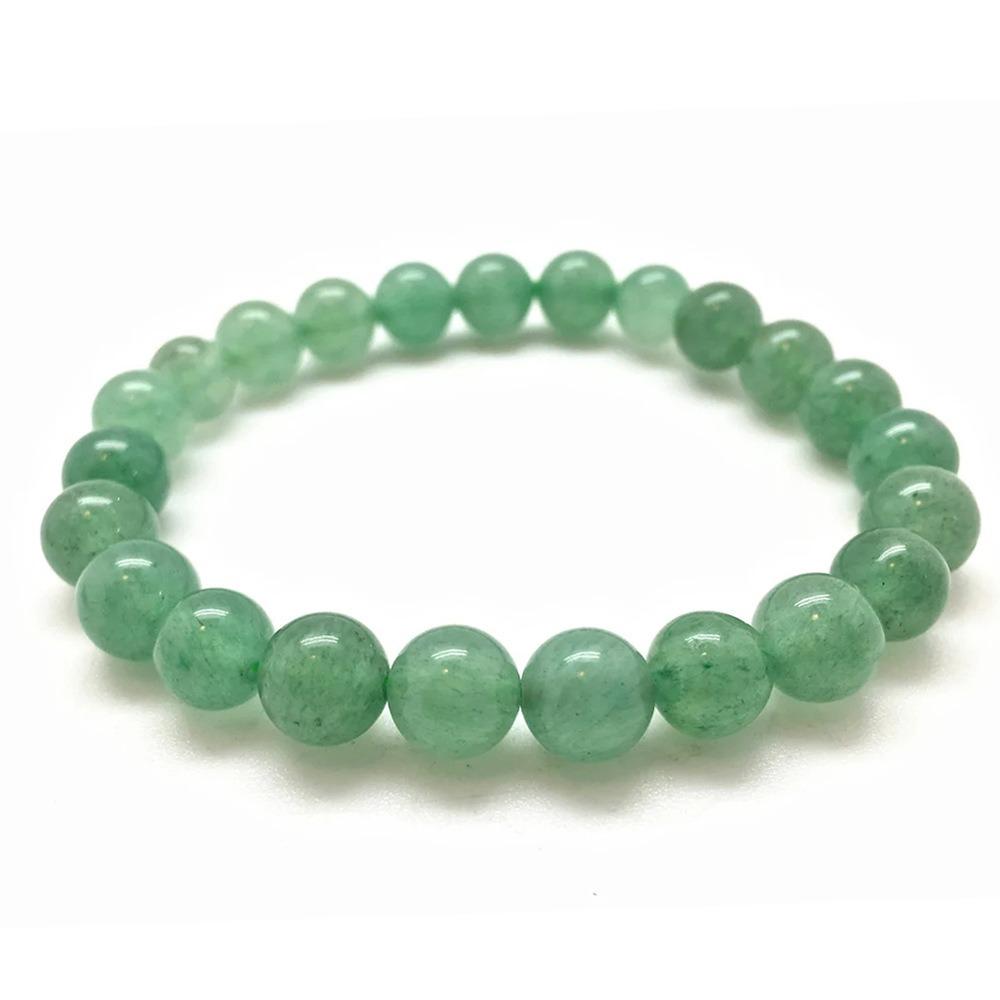 Natural 6MM Fashion Stone Bracelets Tourmaline Amethyst Amazonite Moonstone Citrine Quartz For Women Jewelry Charm Cute Gift